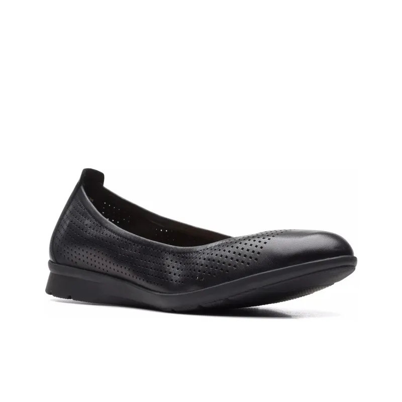 Clarks Jenette Ease Casual Single Shoes Women's Black-2