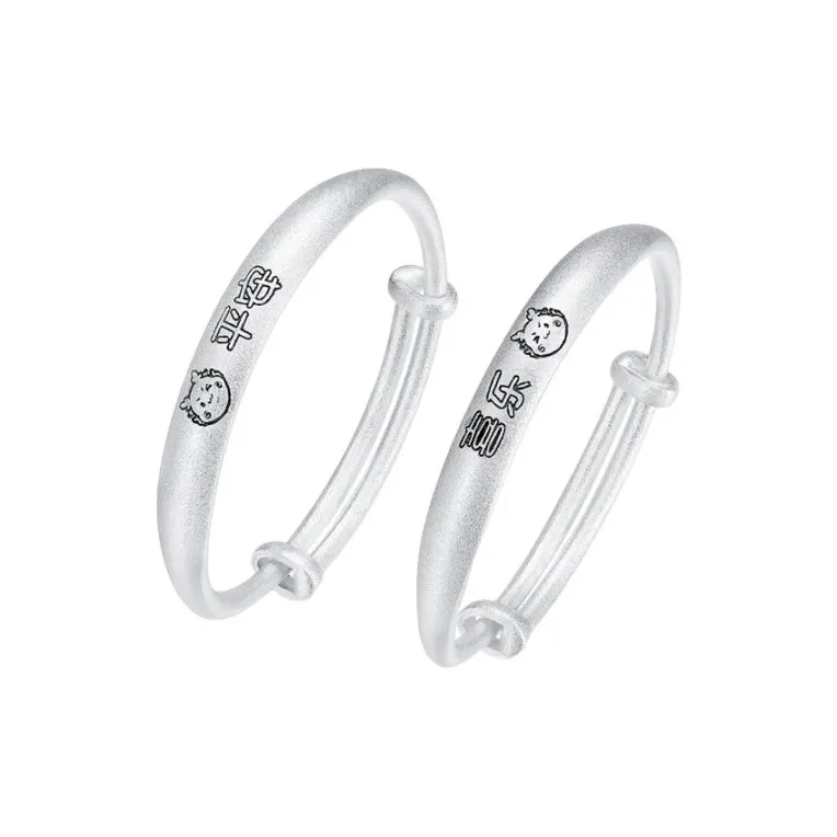 PRP S999 Fine Silver Bangles Kids'-0