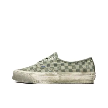 Vans Lx Authentic Reissue 44 Anti Slip Wear Resistant Low Top Skateboard Shoes Men's Green