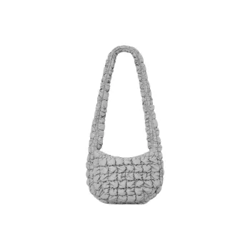 COS Polyester Cloud Bag, Shoulder Bag, Crossbody Bag Medium Size Women's Gray