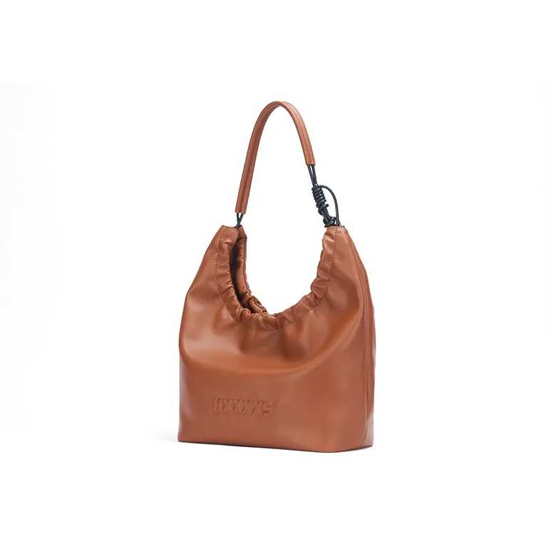 HXXXXS Cow Leather Shoulder Bag Women's Caramel-2
