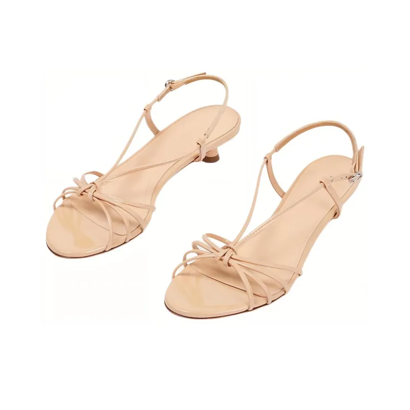 Aeyde Rhonda Strap Sandals 3.5cm Women's Umber-2