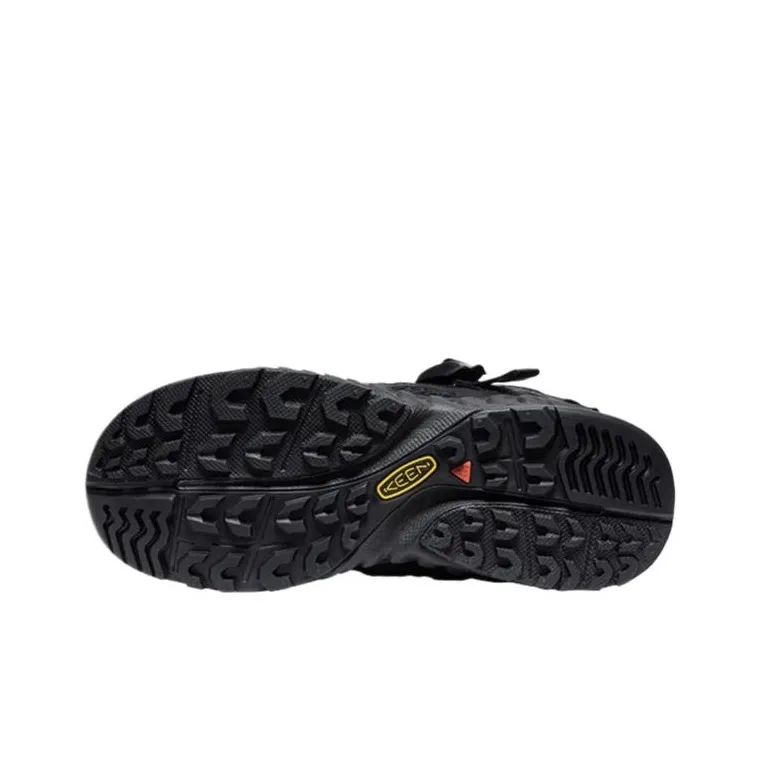 KEEN HOODZERRA II Thermal Abrasion Resistant Short Snow Boots Women's Black-4