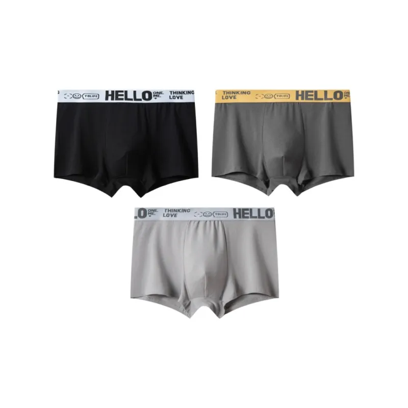Qiao Ni Tong Underpants Men's 3 Pack-7