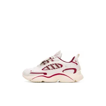 Adidas Originals Ozmillen Anti Slip Wear Resistant Low Top Kids Lifestyle Shoes White Red Kids'
