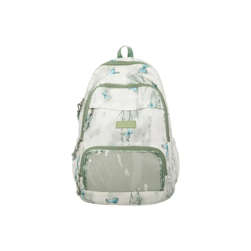 LUVISTRUE Corduroy PVC Blend Backpacks Regular Women's Gray/Green/Khaki/Pink/Yellow/Blue-35