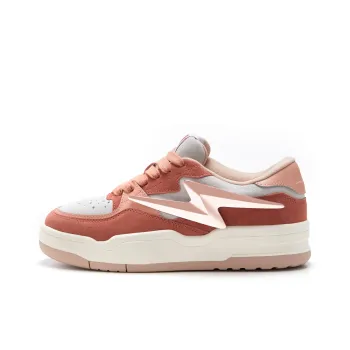 EGOWILL Anti-Slip And Wear-Resistant Height Increasing Coverage Low-Top Skateboard Shoes Unisex Pink