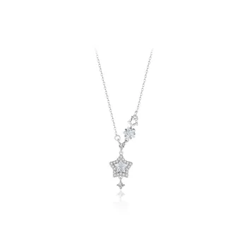 ETAHLOVE Sterling Silver Necklaces Women's Couple Date Confession Gift For Girlfriend's Birthday Anniversary Box