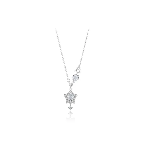 ETAHLOVE Sterling Silver Necklaces Women's Couple Date Confession Gift For Girlfriend's Birthday Anniversary Box