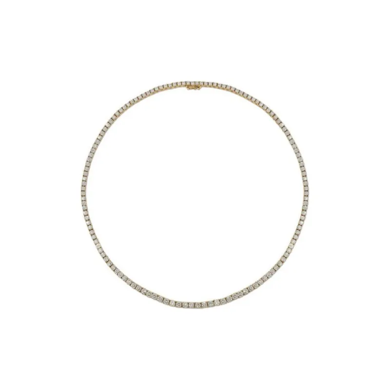 Anita Ko 18kt Yellow Gold Hepburn Diamond Necklace-0