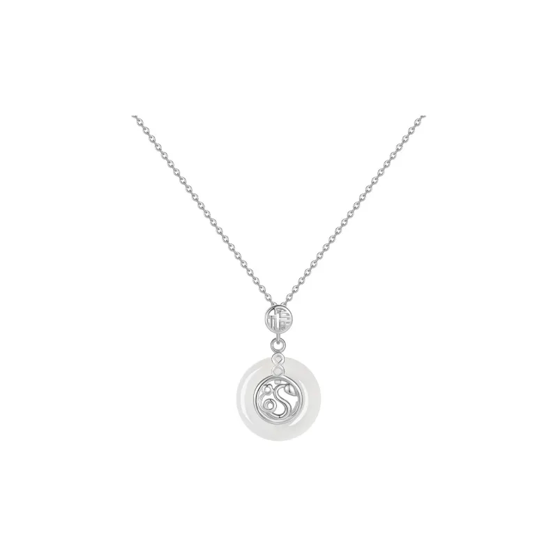 Asia Star Chalcedony Necklaces Unisex-13