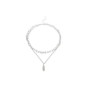 KwOnline Titanium Steel Necklaces Unisex