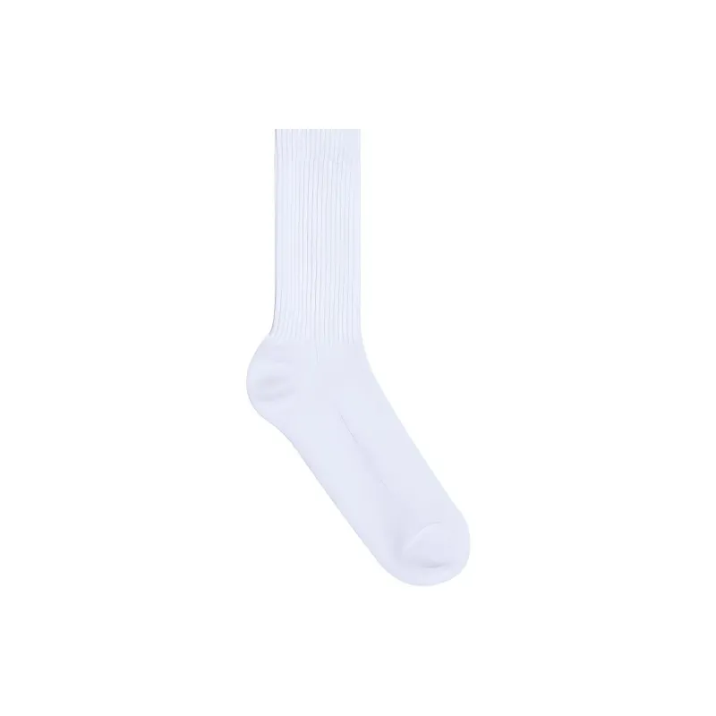 Balenciaga Mid Calf Socks Slim Fit Men's 1 Pack White-2