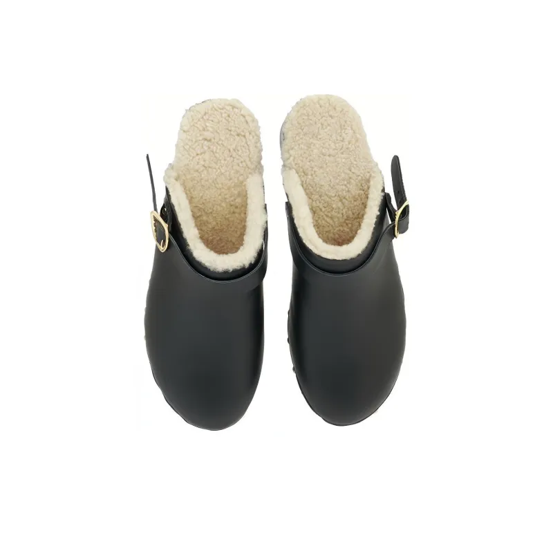 Ancient Greek Sandals Closed Leather Clogs-2
