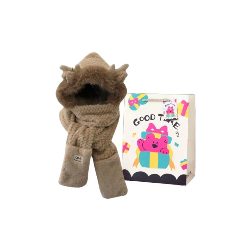 Fishing For Bears Polyester Hoods & Plush Hats Unisex-8