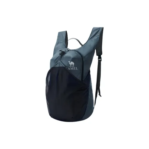 CAMEL Nylon Hiking Bag Backpack Regular Unisex Azure Blue Yellow Black Gray Jasper