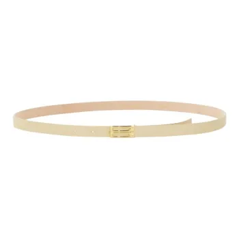 Victoria Beckham Logo Plaque Buckle Belt