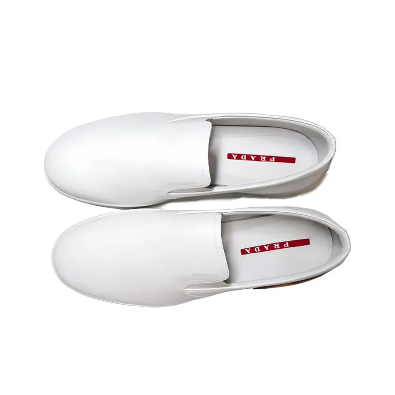 PRADA Loafers Men White-3