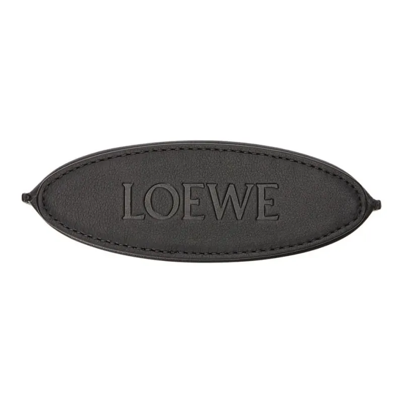 LOEWE Cow Leather Crossbody Bag, Shoulder Bag Women's Black-5