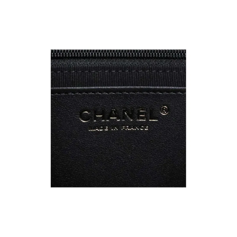 CHANEL Calfskin Bowling Bag, Handbag Women's Black-5