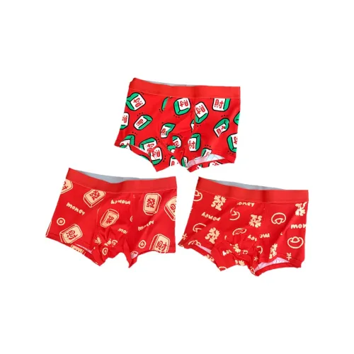 Qiao Ni Tong Underpants Men's 3 Pack