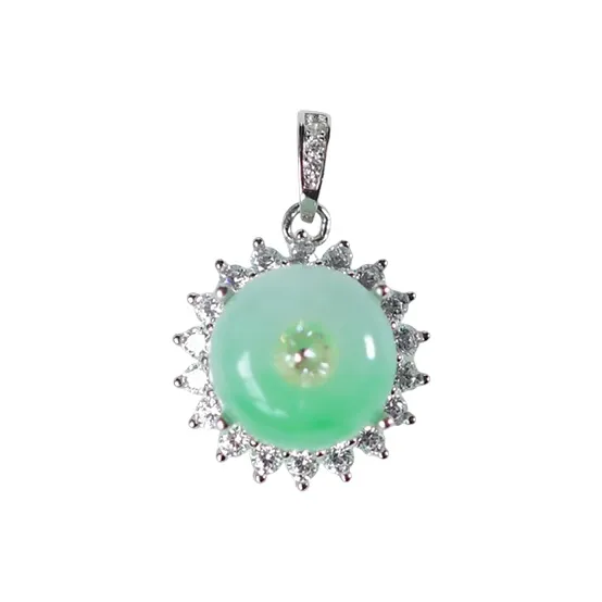 Xiao Tian Ice Glutinous Jadeite Pendants Women's-0