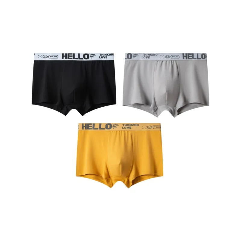 Qiao Ni Tong Underpants Men's 3 Pack-5
