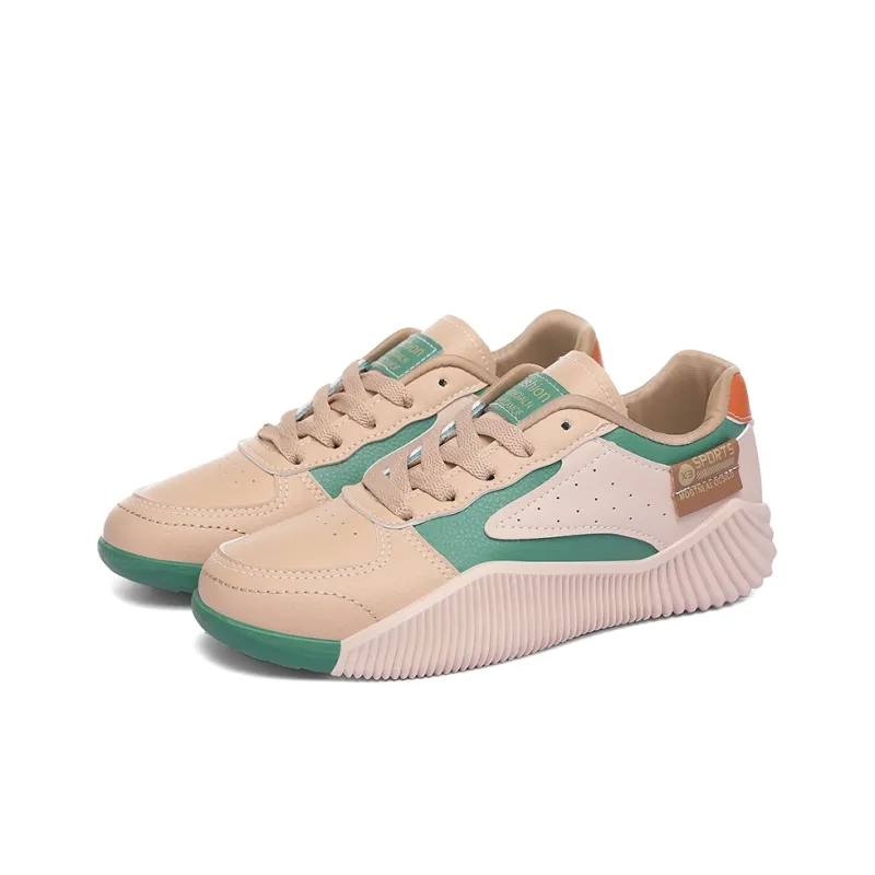 Golden Silk Rabbit Low-Top Skateboard Shoes Women's-8