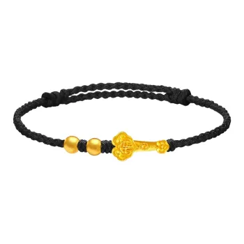 Royal Dragon Mirror Gold Bracelet Unisex