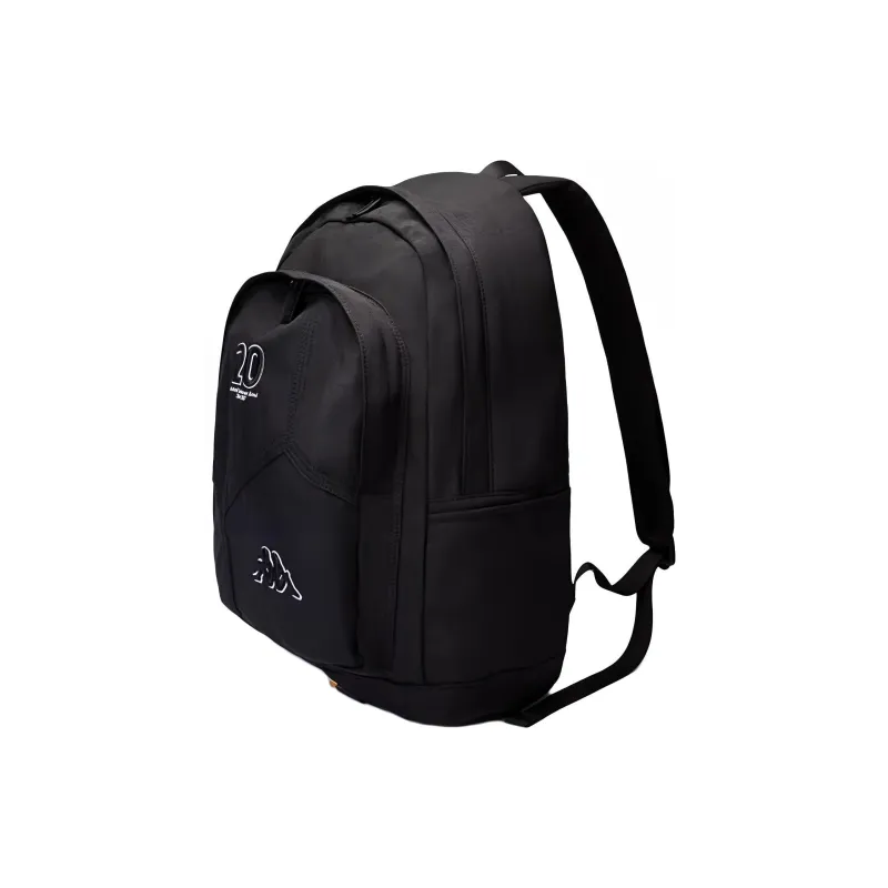 Kappa Fabric Backpack Medium Size Unisex Black-1