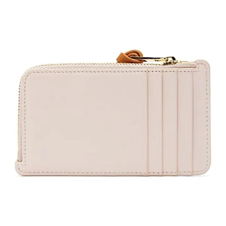 LOEWE Suna Fujita Collaboration Cow Leather Card Holder Women's Talc-1