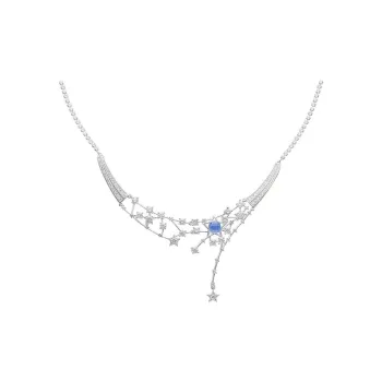 PARANOID PUPPY Zircon Anniversary Confession Necklace Girl Birthday Party Recommendation Women's