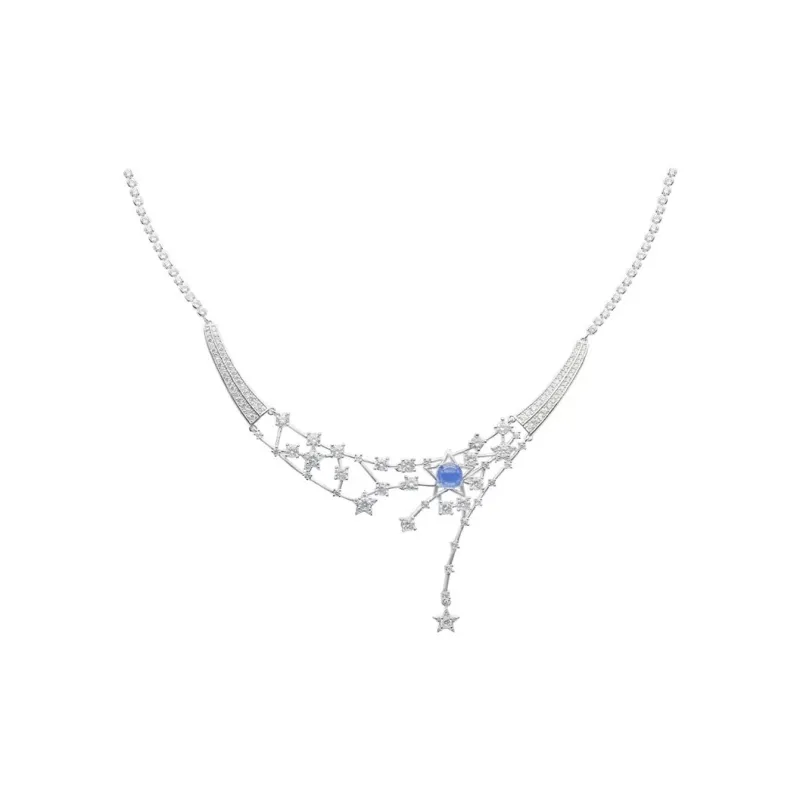 PARANOID PUPPY Zircon Anniversary Confession Necklace Girl Birthday Party Recommendation Women's-0