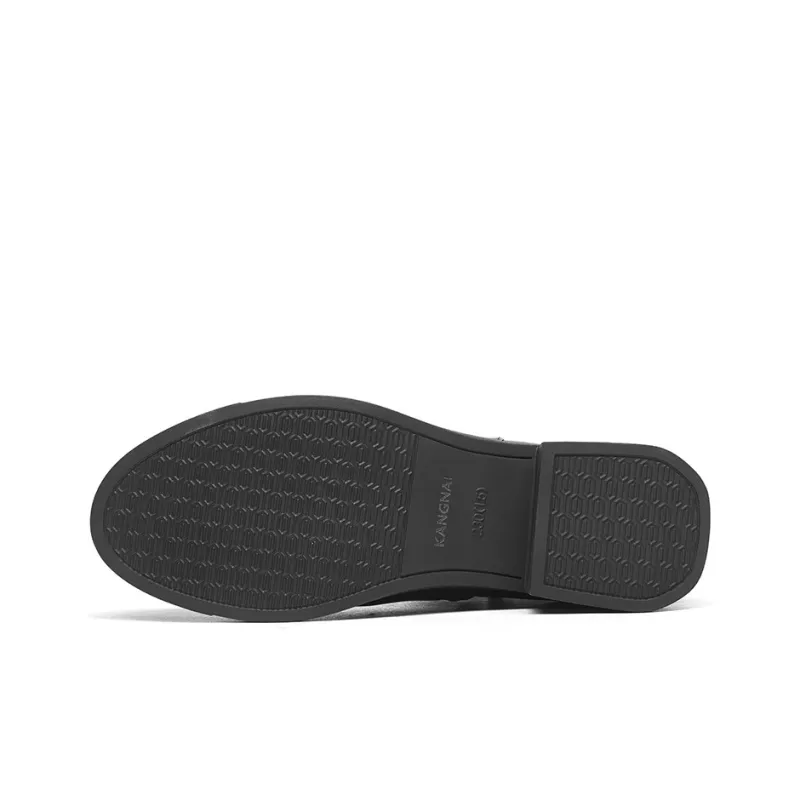 KANGNAI Slip on Shoes Women's Black-4