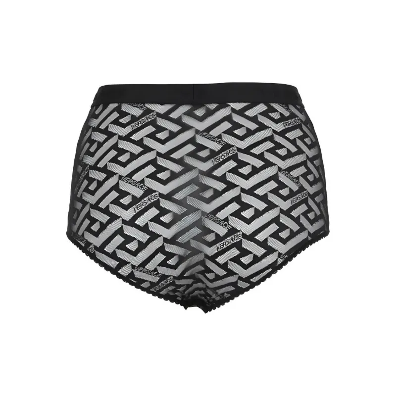 VERSACE Lace Panty 'Black'-1
