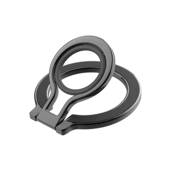 CHRROTA Magsafe Cell Phone Stand With Metal Lazy Ring Clamp Magnetic All