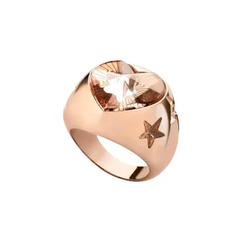 Baccarat 18K Gold-Plated Silver Crystal Rings Women's Gold