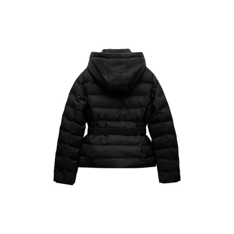 ZARA Puffer Jacket Women's Black-1