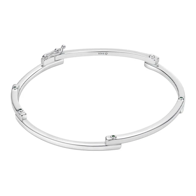 HUSSAIN 925 Sterling Silver Bangles Women's-0