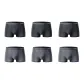 6 Pack (3 Iron Gray+3 Heather Gray)
