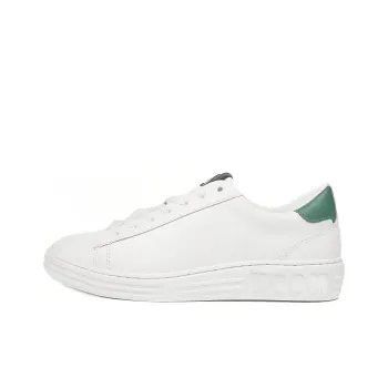 MSGM Low-Top Stylish Skateboarding Shoes Men's White Green