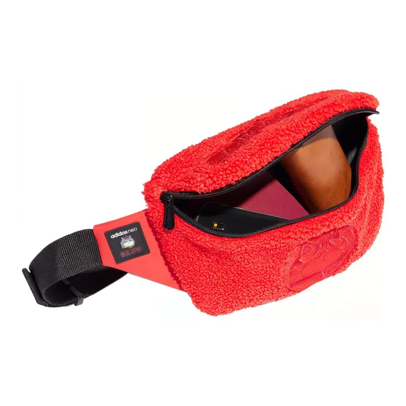 Adidas Neo Emperor Wan Sleep Collaboration Polyester Sling Bag Fanny Pack Regular Unisex Red-3