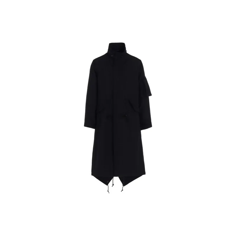 Yohji Yamamoto Drawstring Coat-2