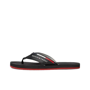Tommy Hilfiger EVA Abrasion Resistant Flip Flops Men's Black