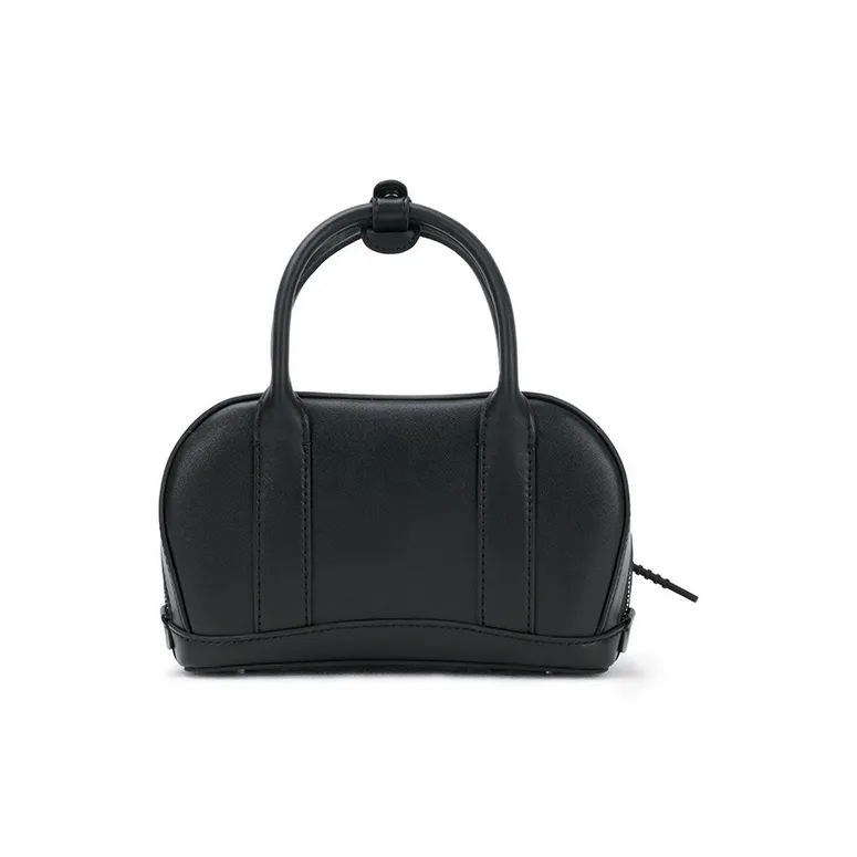 HXXXXS Cow Leather Handbag Women's Caramel Black-7