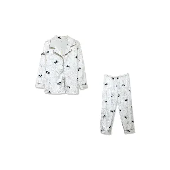 Slimma Pajama Set Women's White