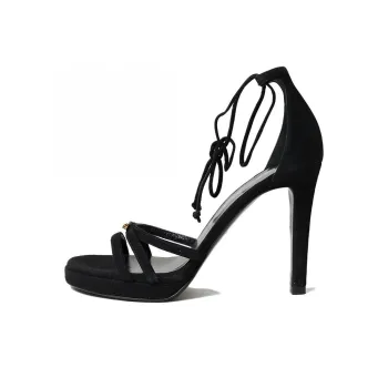 LONGCHAMP Strap Sandals Women's Black