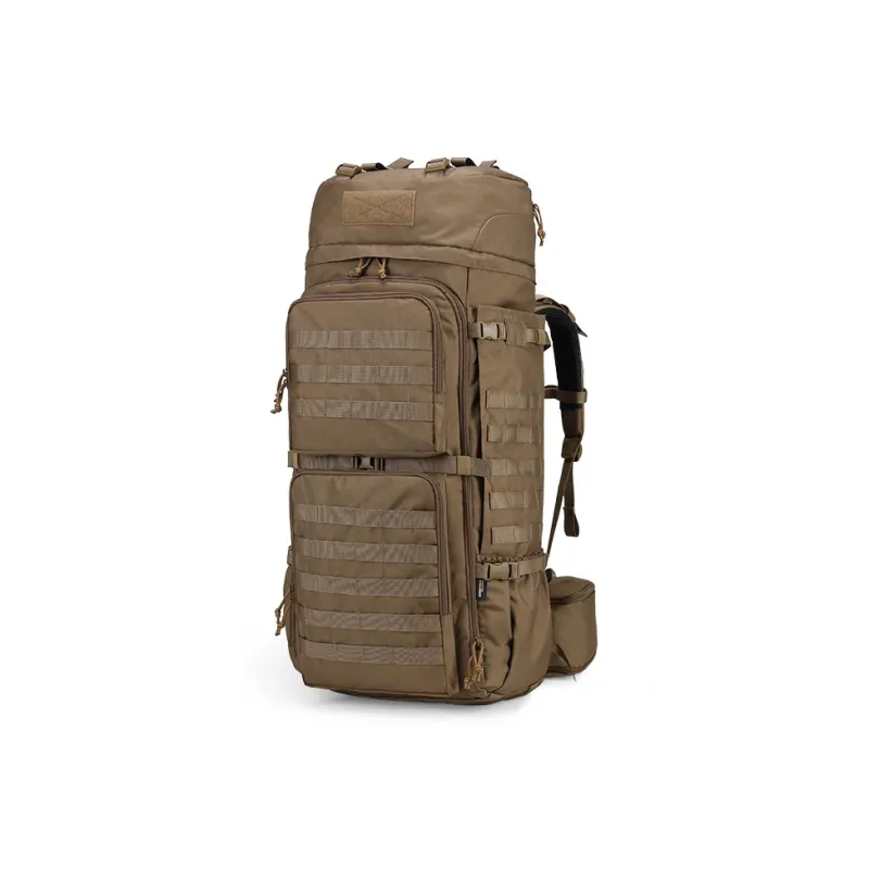 MARDINGTOP Cudora Fabric Backpack Large Size Unisex Khaki/Black-0