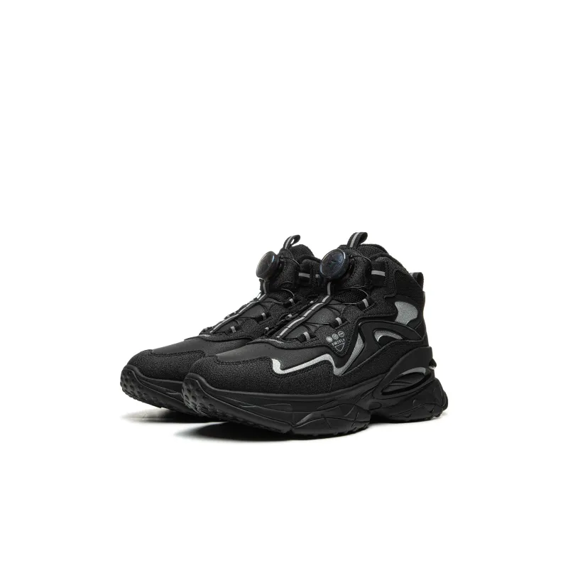LINING YOUNG Slip Resistant Cushioning Abrasion Resistant Thermal Kids Lifestyle Shoes Black Kids'-2