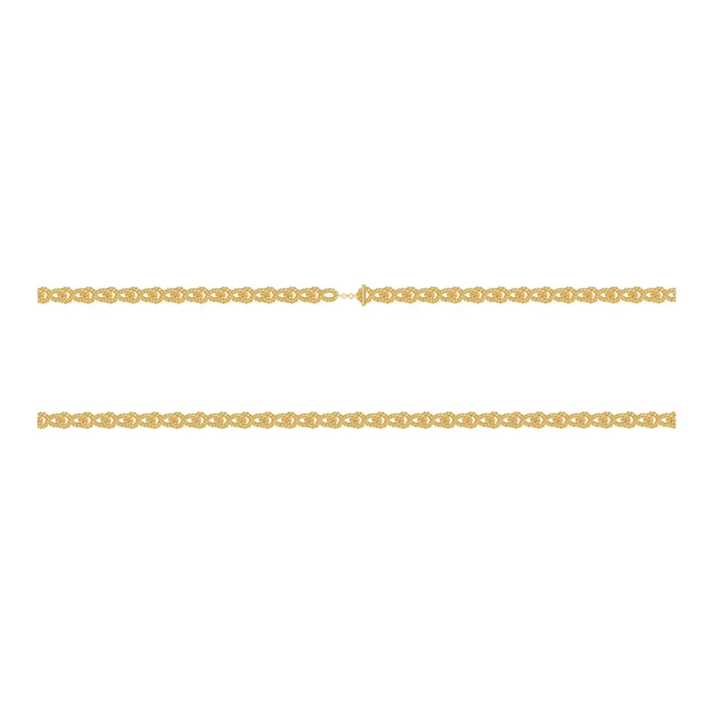 Mistova JEWELRY Eco Friendly Copper White Gold Plated Knot Necklace Unisex-7